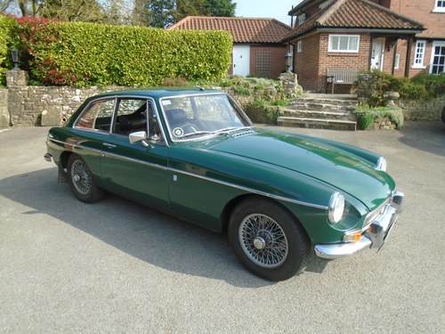 1970 MGB GT with Overdrive VENDU