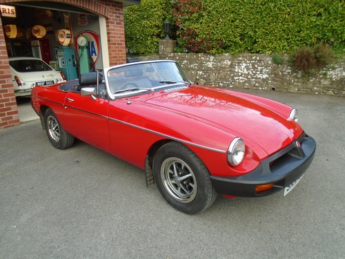 1977 MGB Roadster with Overdrive SOLD