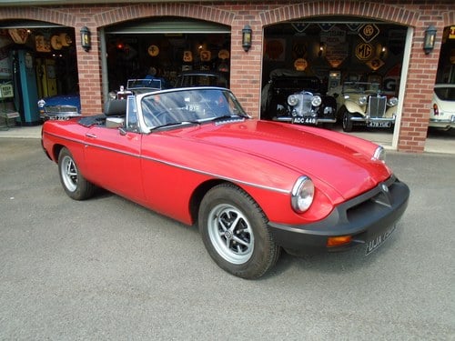 1977 MGB Roadster with Overdrive VENDU