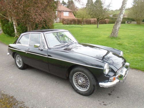 1969 MGB GT with Overdrive VENDU