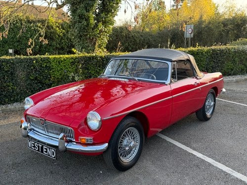 MGB Roadster Mk1 1967 Wire Wheels Overdrive Stunning example VENDUTO