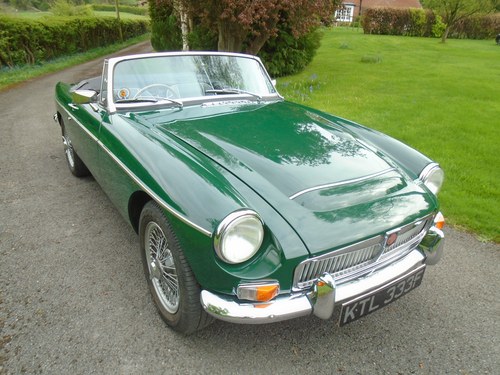 1968 MGC Roadster with Overdrive VERKOCHT