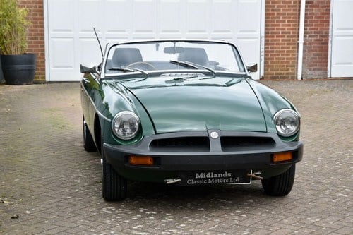 1979 MG MGB Roadster Green FREE UK DELIVERY VENDIDO