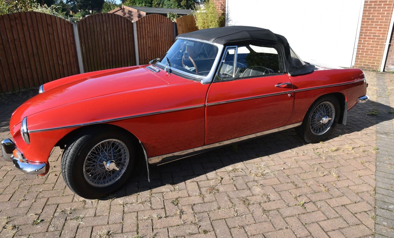 MG B Roadster 1967 Mark1 Red FREE UK DELIVERY For Sale, foto 8