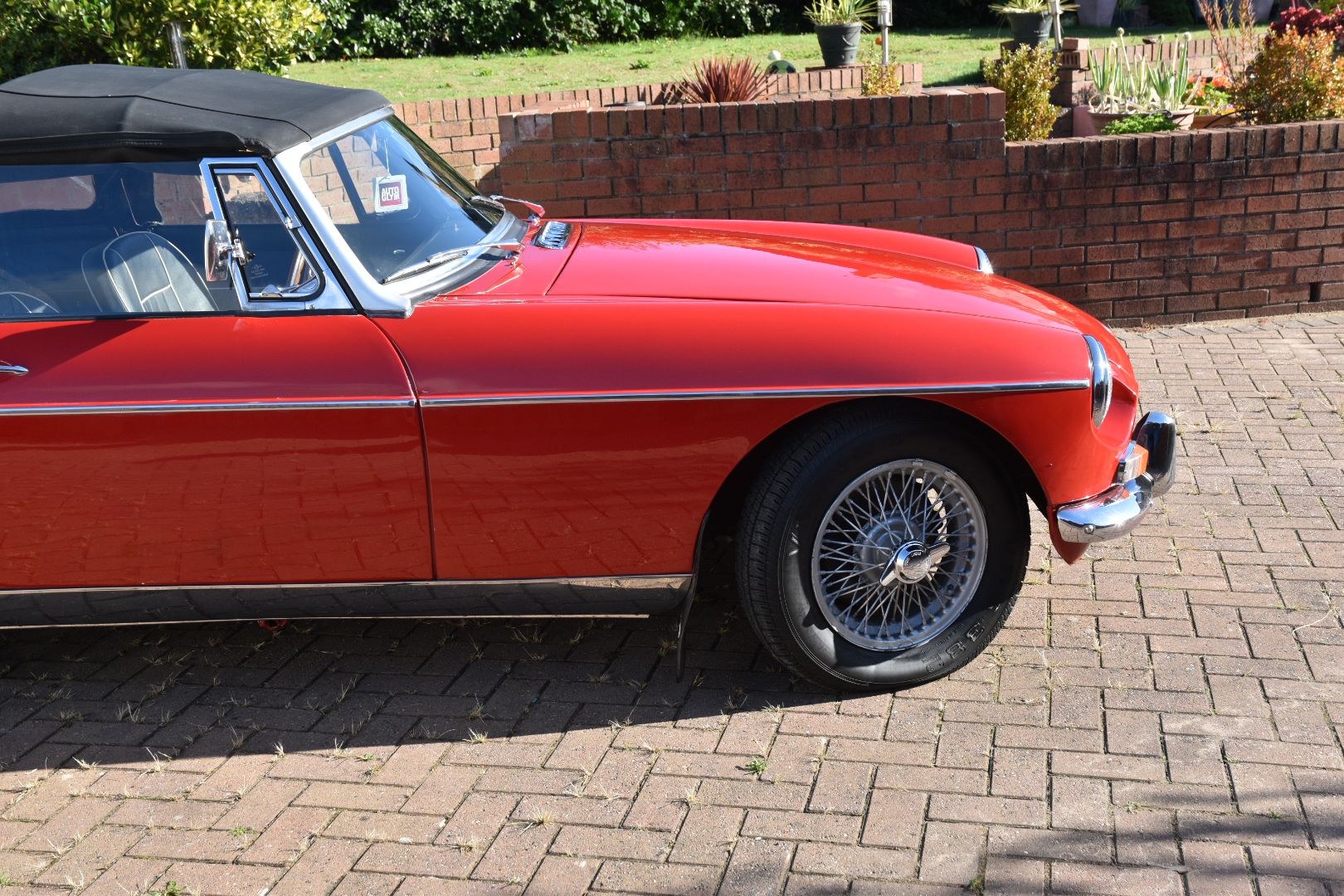 MG B Roadster 1967 Mark1 Red FREE UK DELIVERY For Sale, foto 9