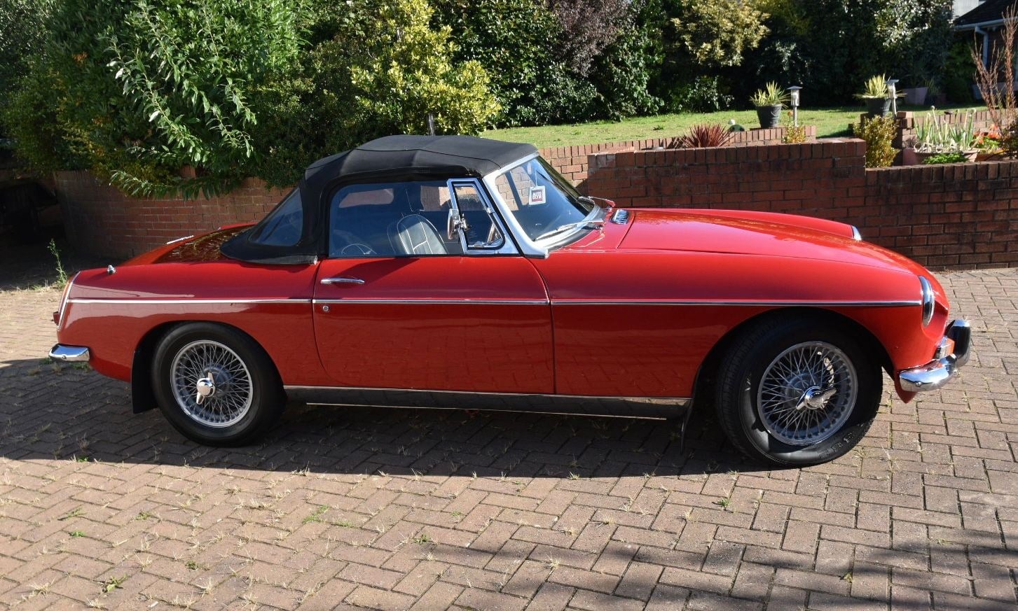 MG B Roadster 1967 Mark1 Red FREE UK DELIVERY For Sale, foto 10
