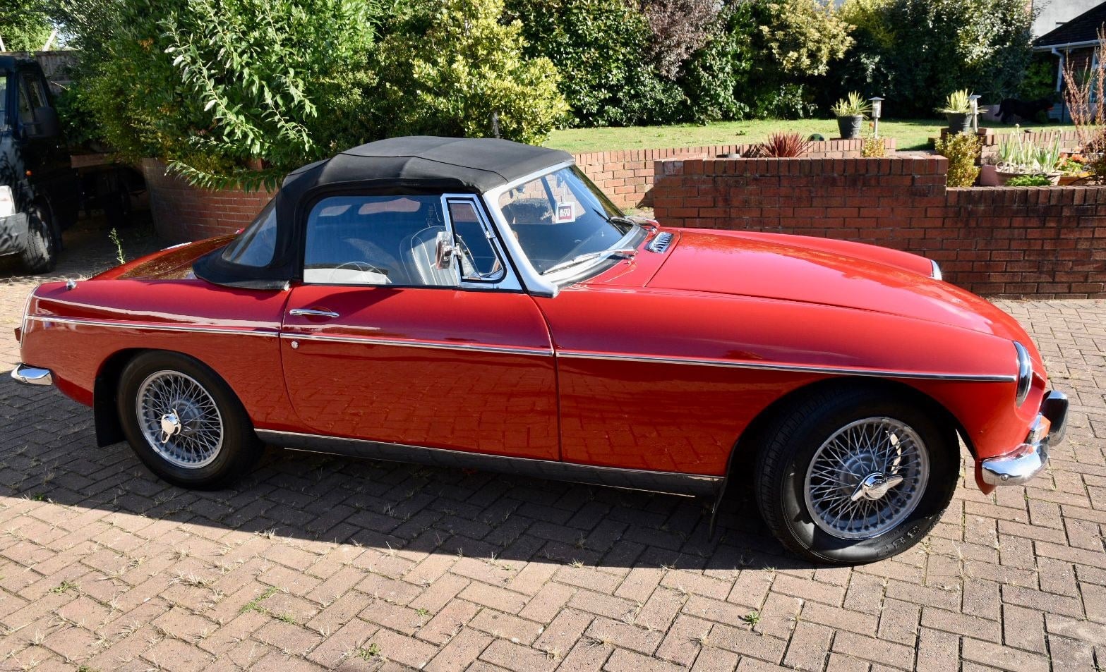 MG B Roadster 1967 Mark1 Red FREE UK DELIVERY For Sale, foto 11
