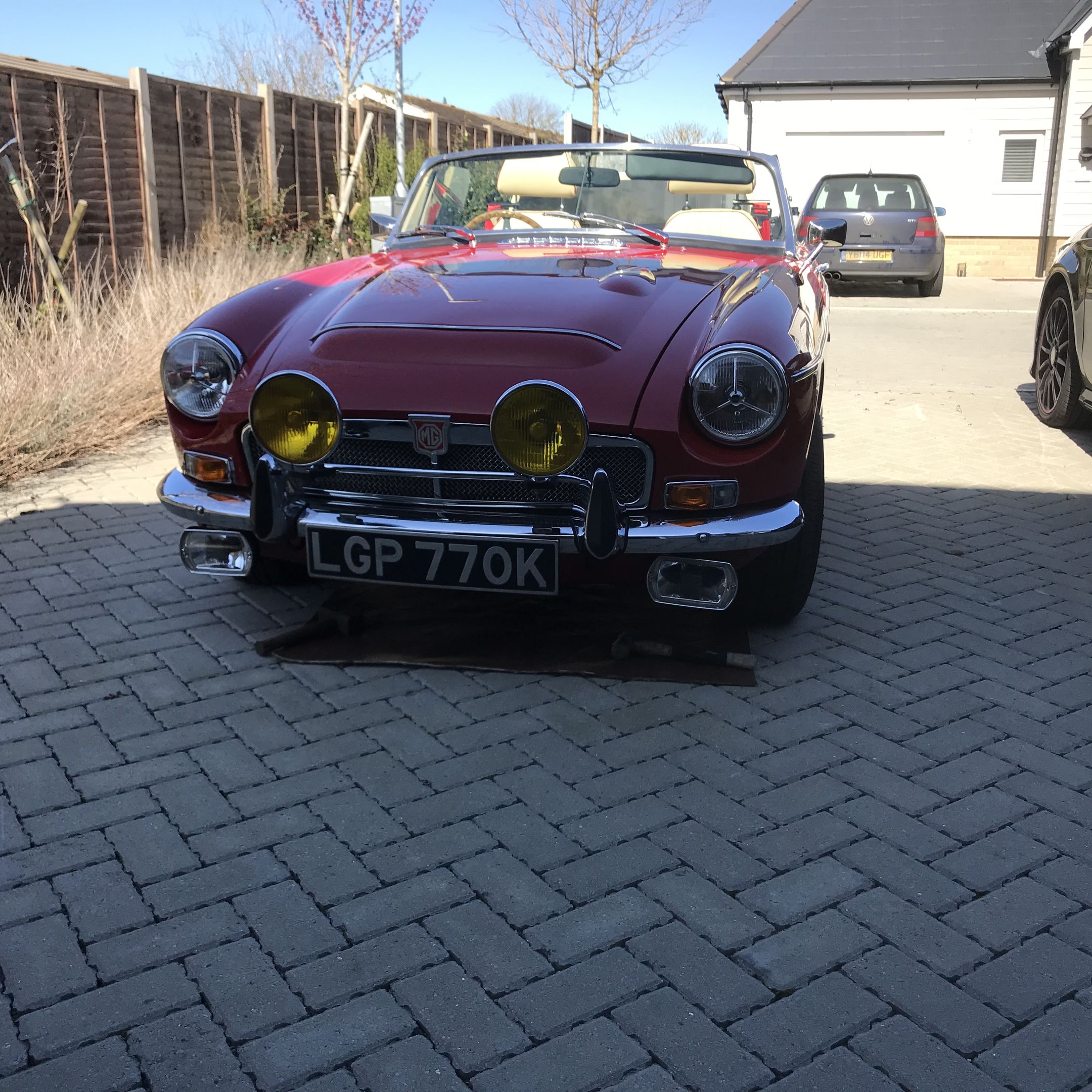 1972 MG MGB Pull Handle (1962-65)
