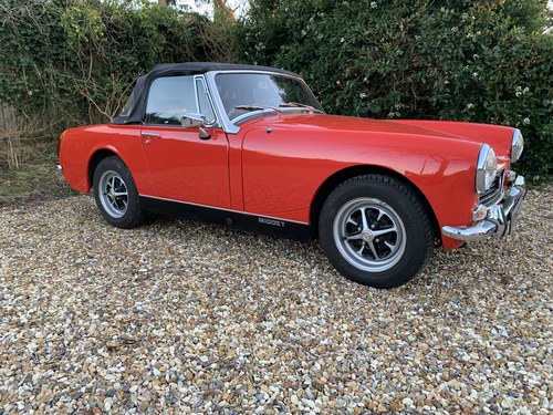 1972 MG Midget MkIII in Flame Red Restored with Heritage Shell VERKAUFT