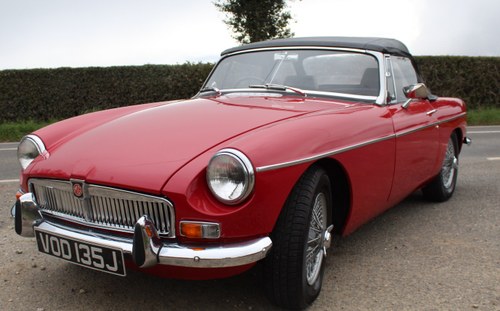 1971 MGB Roadster Overdrive And Wire Wheels SUPERB VERKAUFT