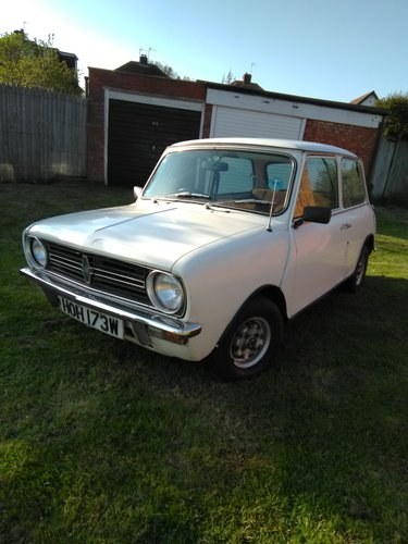 1981 Mini clubman saloon 19,000 miles from new 1former For Sale