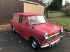 1965 MINI MK1 COUNTRYMAN WOODY TARTAN RED 21K GARAGE FIND! VERKAUFT
