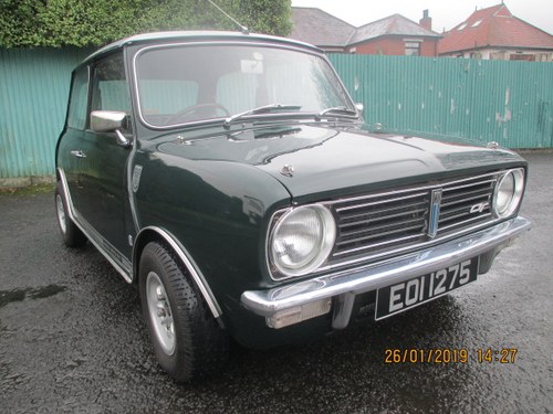 1972 MINI 1275 GT WITH 1275 REG NO SOLD