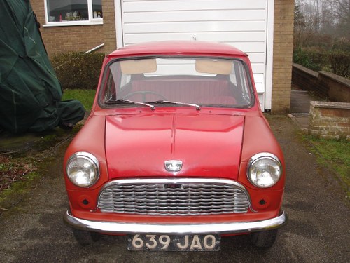1962 Mark 1 Mini for restoration SOLD
