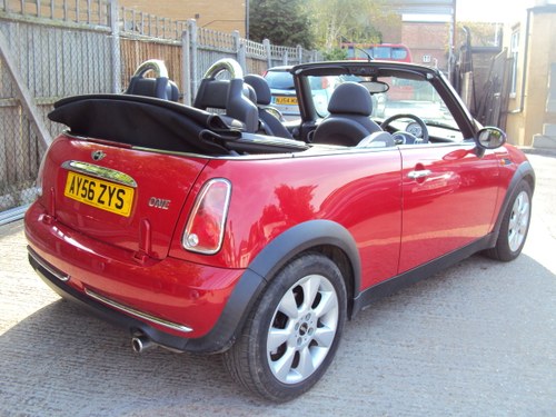 2006 Mini One 1.6 Convertible – Nice Spec – With MOT For Sale