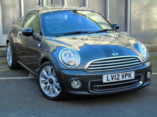 2012 MINI Coupe 1.6 Cooper (Chili) £3730 OF DEALER OPTIONS, LOOK. SOLD