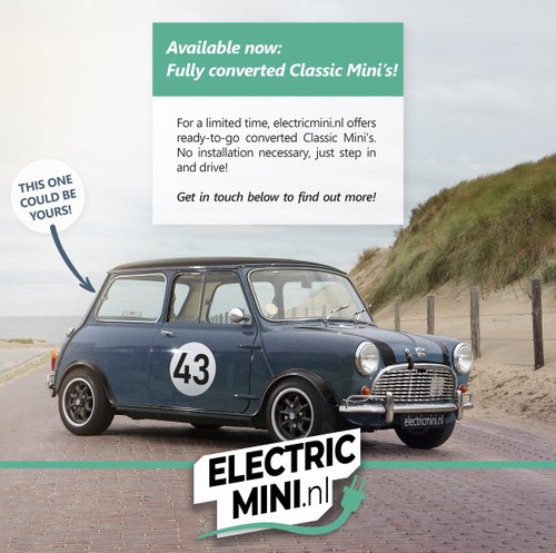 1968 Mini Classic converted to EV by Electricmini
