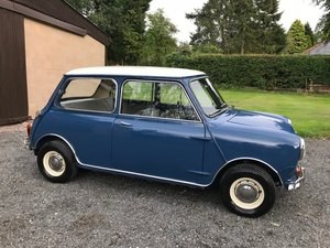 1966 AUSTIN MINI COOPER 'S' BLUE/WHITE **RARE GARAGE FIND**
