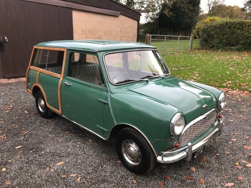 1966 AUSTIN MINI COUNTRYMAN GREEN * UNRESTORED GARAGE FIND * VERKAUFT