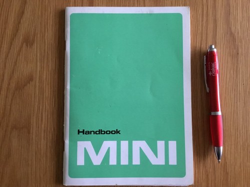 1988 Mini handbook SOLD