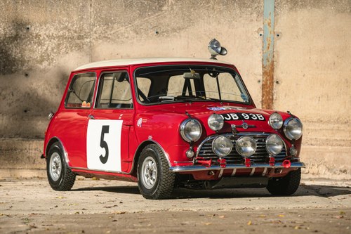 Ex-Works 1965 RAC Rally and 1966 Scottish Winning, 1964 Mini For Sale by Auction