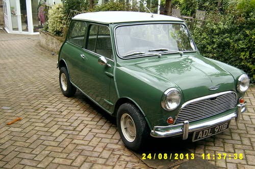 1964 Mini cooper mk1 almond green and white SOLD