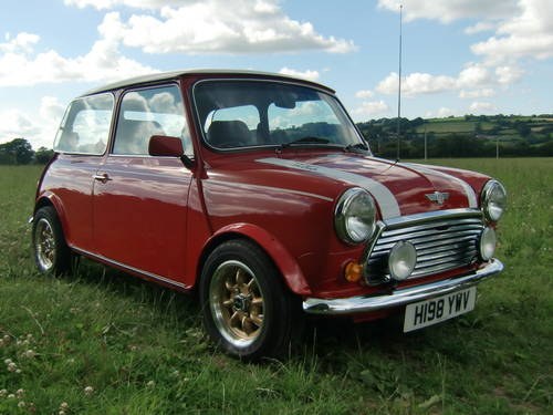 Red 1990 RSP Mini Cooper with Heritage Body Shell SOLD