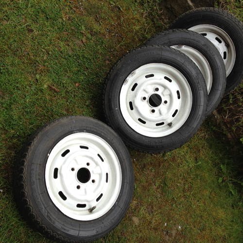 12" Steel Mini Wheels 4 off SOLD