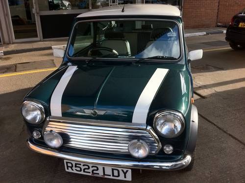 1997 Rover Mini Cooper Green with White Roof  For Sale