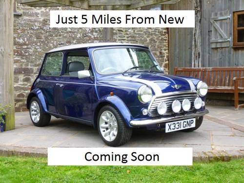 2000 ** NOW SOLD ** Mini Cooper Sport On Just  5  Miles From New! SOLD