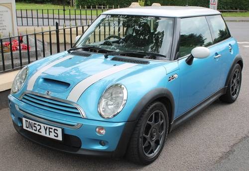 2002 Mini Cooper S 96,000 miles with a FSH  Excellent  SOLD