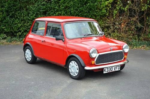 1993 Mini Sprite with under 13,500 miles from new For Sale by Auction