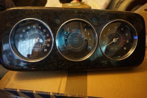 classic mini 3 clocks in wood binnacle In vendita