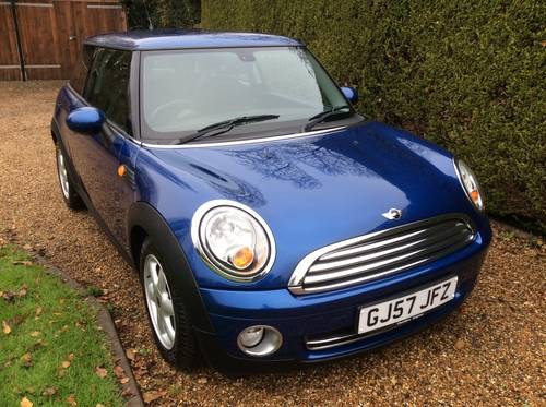 2007 Mini One 1.4 High Factory Specification For Sale