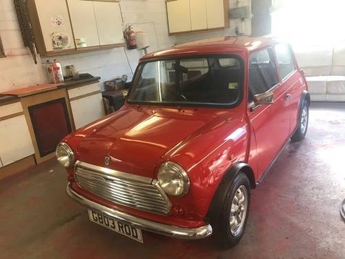 1990 CLASSIC MINI 998cc racing flame red cooper 1000cc For Sale