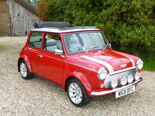 2000 Mini Cooper Sport On Just 10100 Miles From New! For Sale