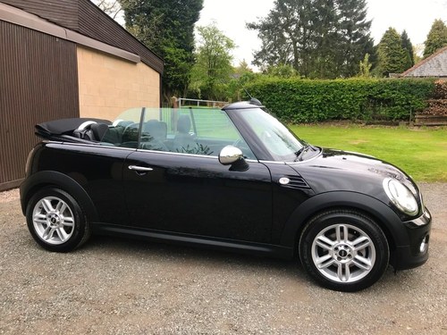 2011 MINI COOPER D CONVERTIBLE BLACK JUST 4837 MLS STUNNING! VERKAUFT