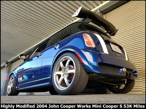 2004 JCW Mini Cooper S John Cooper Works 6 Speed many mods For Sale