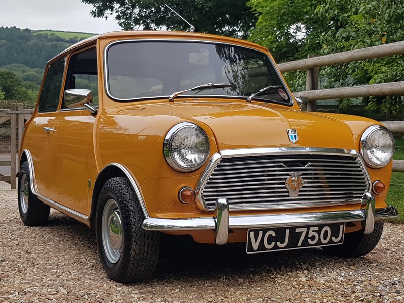Austin Mini Mk 3 1275 Cooper S In Factory Bronze Yellow.