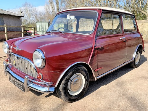 1967 Morris Mini Minor MK1 850 Automatic Super DeLuxe VERKOCHT