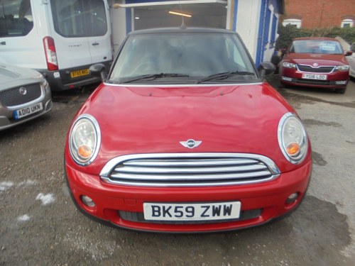 2009 ONE OTHER OWNER FROM NEW COVERTIBLE MINI 1600cc PERTROL 90K For Sale