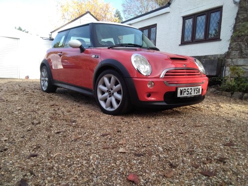 2002 Mini cooper s supercharged chilli red SOLD