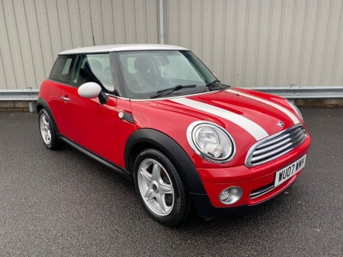 2007 MINI HATCH COOPER 1.6 PETROL MANUAL ONE OWNER FROM NEW SOLD