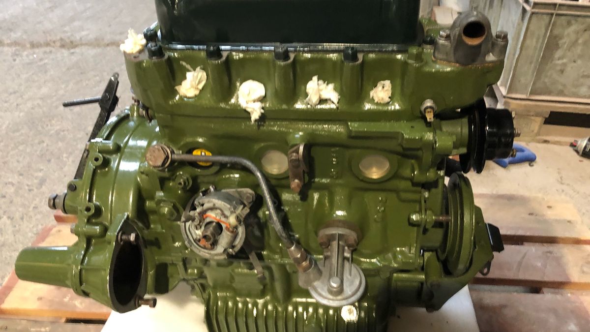 Mini 1071 Engine 1963 Mini Cooper S mk 1 1071 cc engine in Kippford, Royaume-Uni - A ...