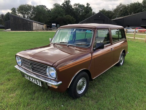 1979 Mini Clubman Estate. An incredible 10,465 mile example. SOLD