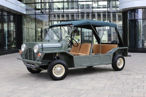 1966 An uncompromising MK1 Mini Moke nut and bolt restoration. SOLD