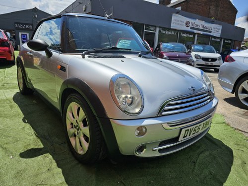 MINI CONVERTIBLE 1.6 ONE 2DR Manual SILVER 2005 SOLD