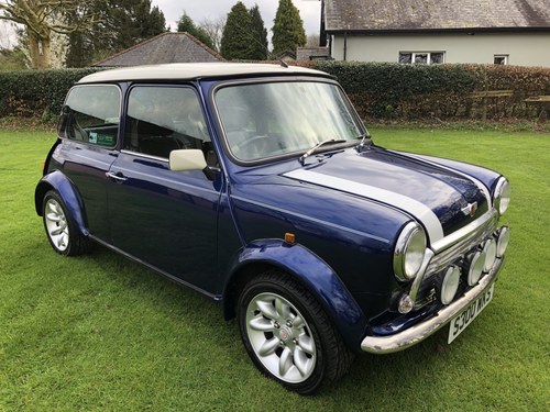 1999 ROVER MINI COOPER 'S' WORKS 90BHP BLUE/WHITE ** VERY RARE ** VENDIDO