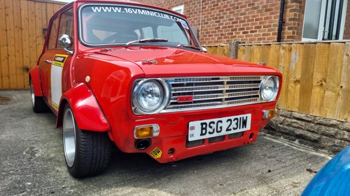 1981 Mini 2.0L 16V red top race track car