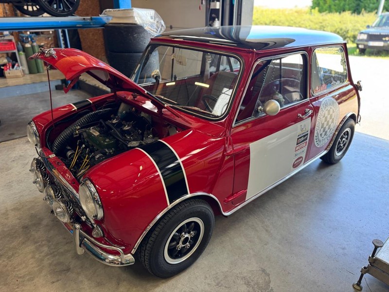 1966 Mini Classic Red Manual, 4 speed Left Hand Drive in France - For ...